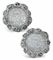 A PAIR OF IMPORTANT VICTORIAN SILVER DOUBLE-MAGNUM WINE COASTERS WITH THE ARMS OF ROTHSCHILD
