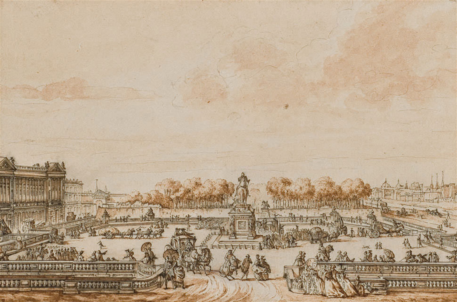 JEANMICHEL MOREAU, DIT MOREAU LE JEUNE (PARIS 17411814) La place