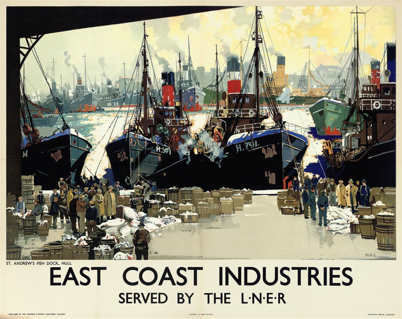 FRANK HENRY MASON (18761965) EAST COAST INDUSTRIES, HULL Vintage