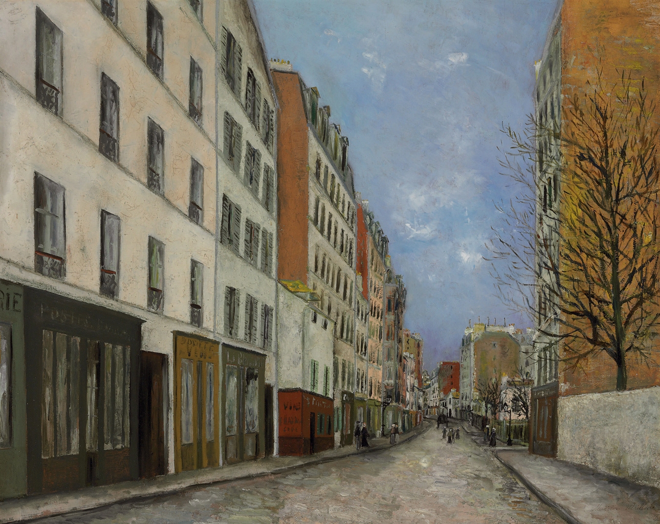 Maurice Utrillo (18831955) La rue Marcadet à Montmartre 20th