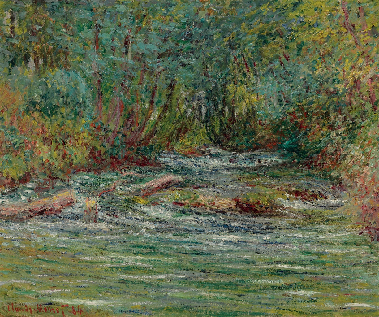Claude (18401926) La rivière de l'Epte à Giverny, l'été 19th Century, Paintings