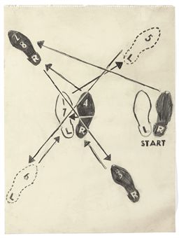 Andy Warhol (1928-1987) | Dance Diagram | 20th Century ... dance diagram andy warhol 