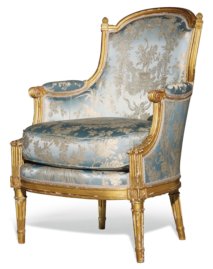 BERGERE EN CABRIOLET D'EPOQUE LOUIS XVI VERS 1780 bergere