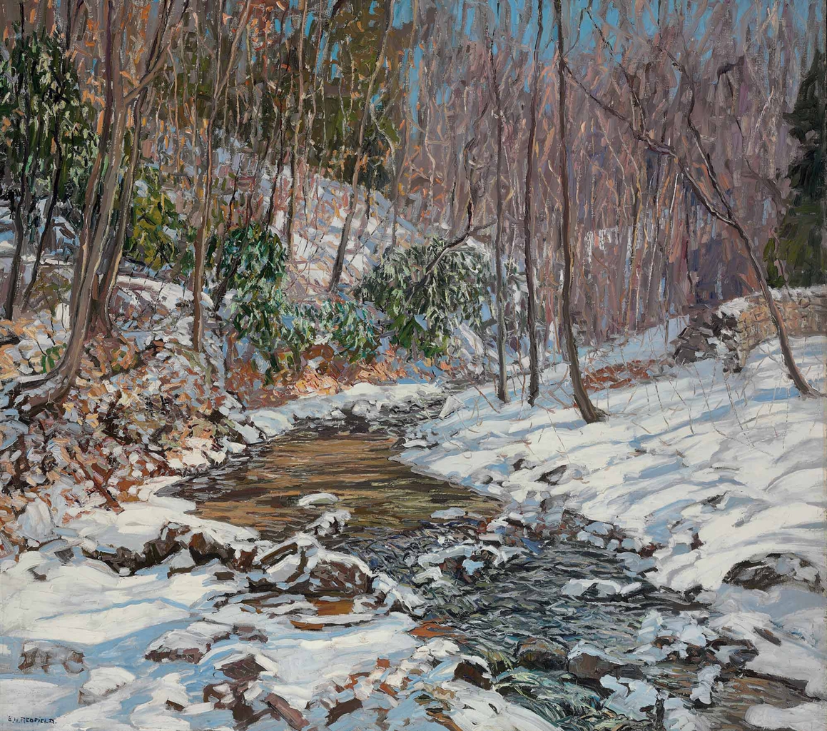 Edward Willis Redfield (18691965) Woodland Brook 20th Century