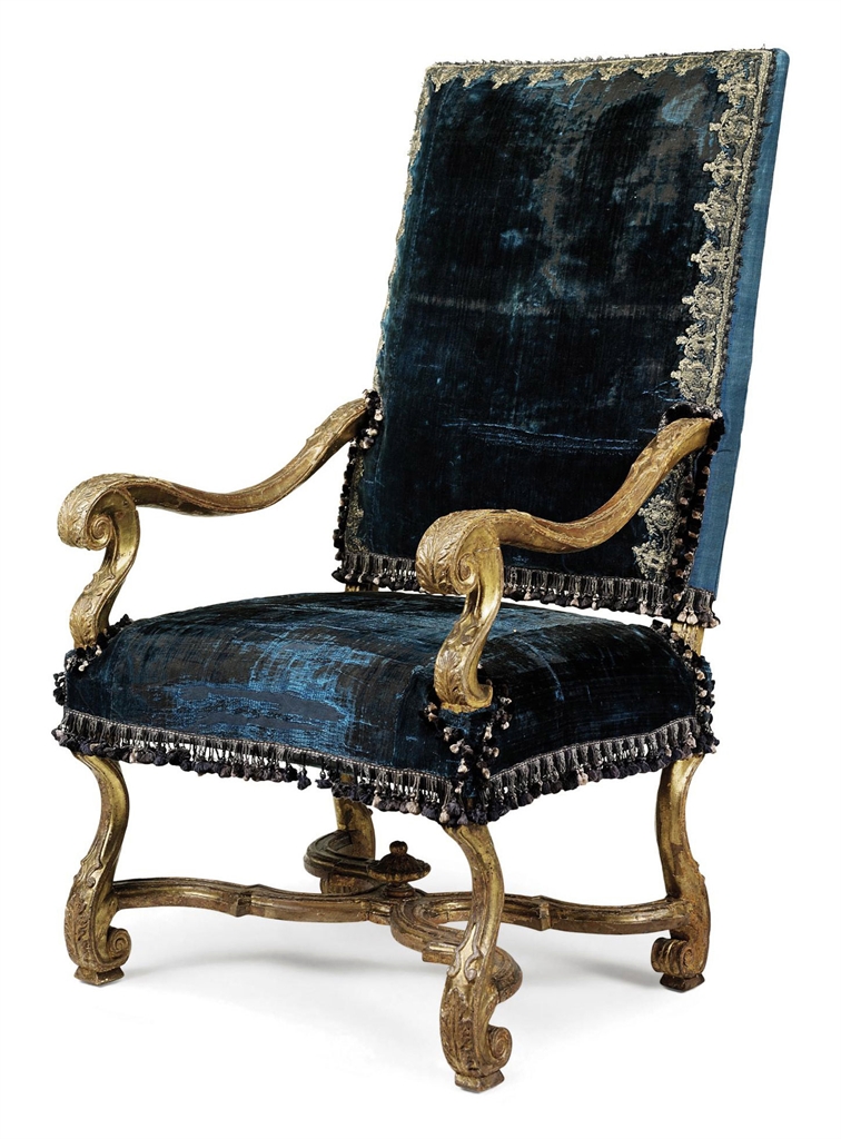 A LOUIS XIV GILTWOOD FAUTEUIL | CIRCA 1700 | fauteuil, Furniture & Lighting | Christie&#39;s