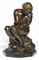 A FRENCH BRONZE STUDY ENTITLED 'BAIGNEUSE AVANT LE BAIN'