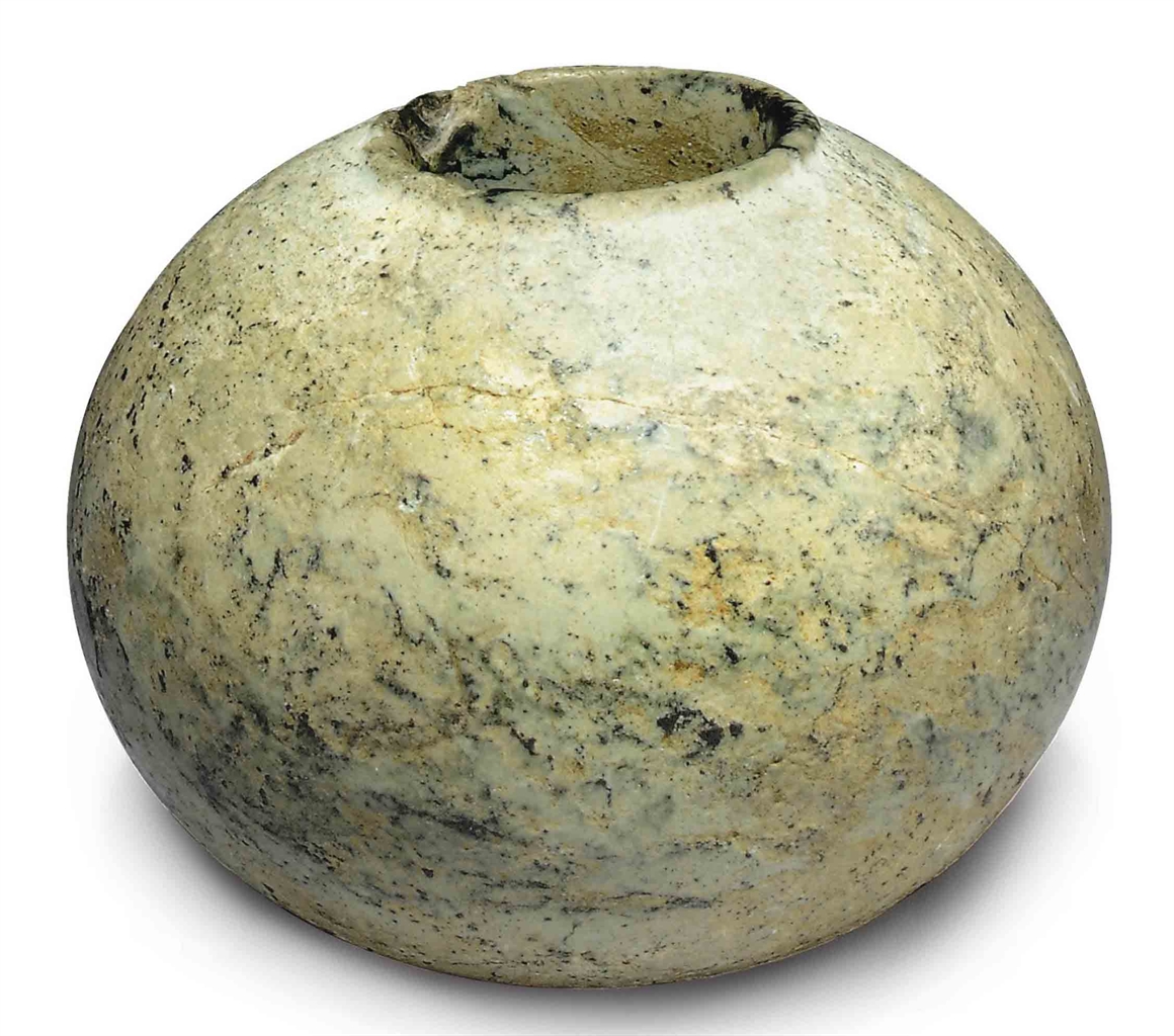 AN EGYPTIAN STONE MACE HEAD CIRCA 3RD MILLENNIUM B.C. Ancient Art