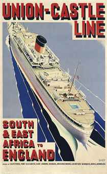union castle line africa east south england shep