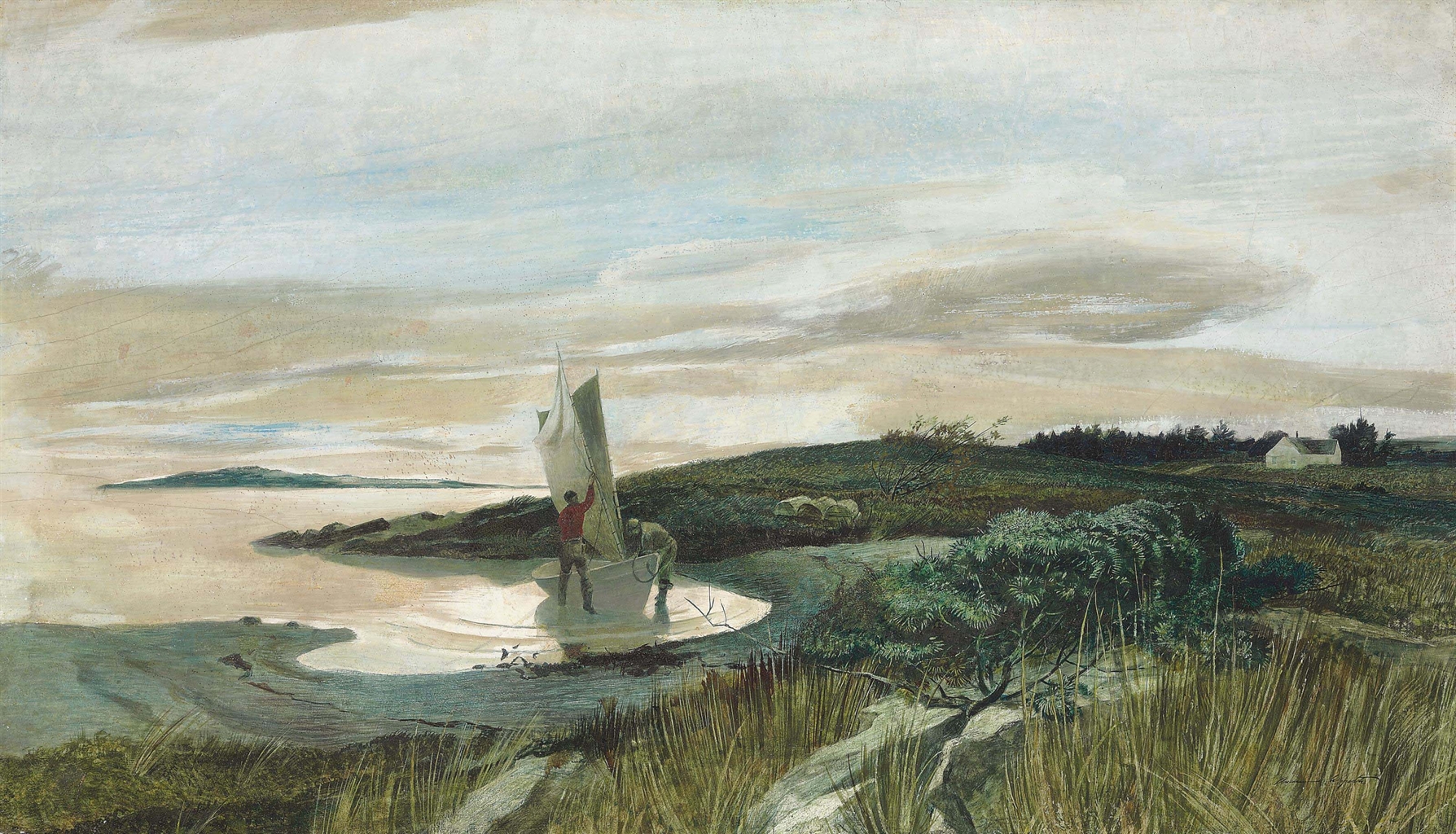 Andrew Wyeth (19172009) Silver Cove Paintings, tempera Christie's