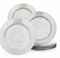 AN IMPORTANT SET OF TWELVE GEORGE II SILVER DINNER-PLATES FROM THE EARL OF WARRINGTON SERVICE