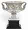 AN EDWARD VII SILVER MODEL OF THE WARWICK VASE