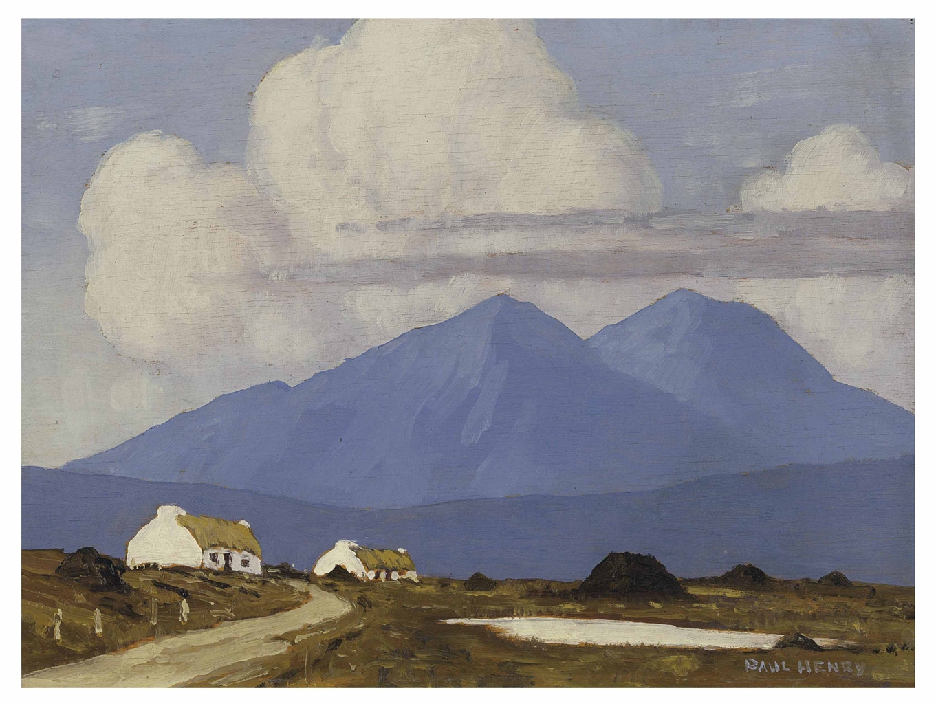 Paul Henry, R.H.A. (18761958) West of Ireland Cottages 20th