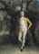 Portrait of Arthur Hill, 2nd Marquess of Downshire (1753-1801), small full-length, in a yellow frock coat and breeches, his left arm resting on a cane, with a coach and four beyond, in a landscape