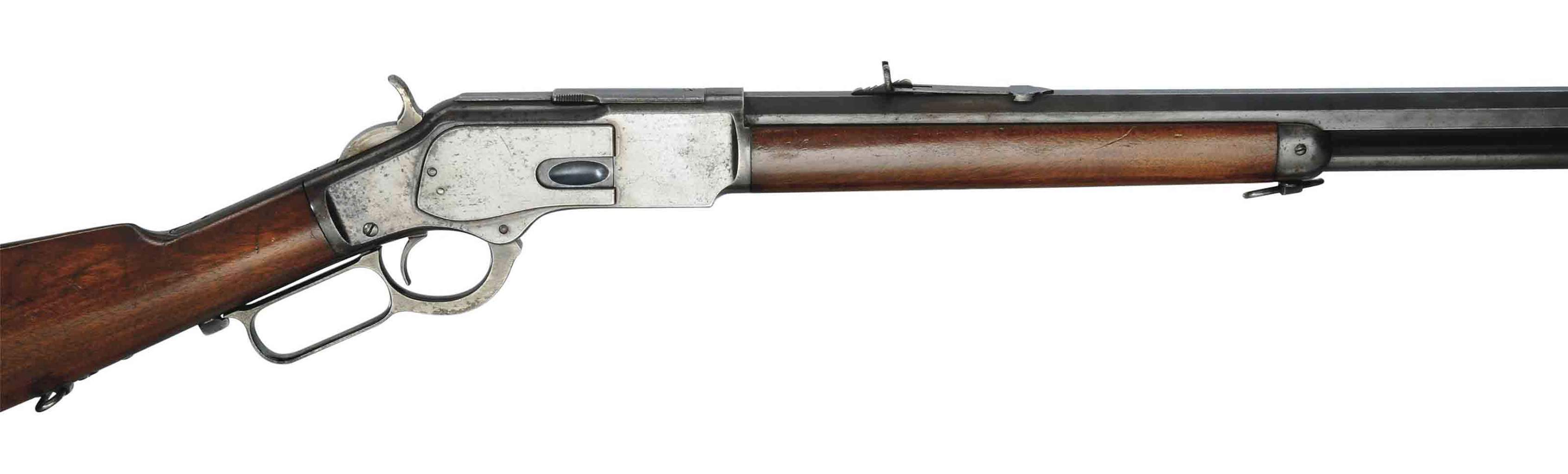 A FINE .4440 'MODEL 1873' THIRD MODEL LEVERACTION REPEATING RIFLE