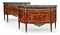 A MATCHED PAIR OF LOUIS XVI ORMOLU-MOUNTED TULIPWOOD AND MARQUETRY COMMODES