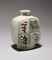 A stoneware molded bottle-vase  