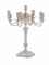 A MASSIVE GEORGE V SILVER NINE-LIGHT CANDELABRUM