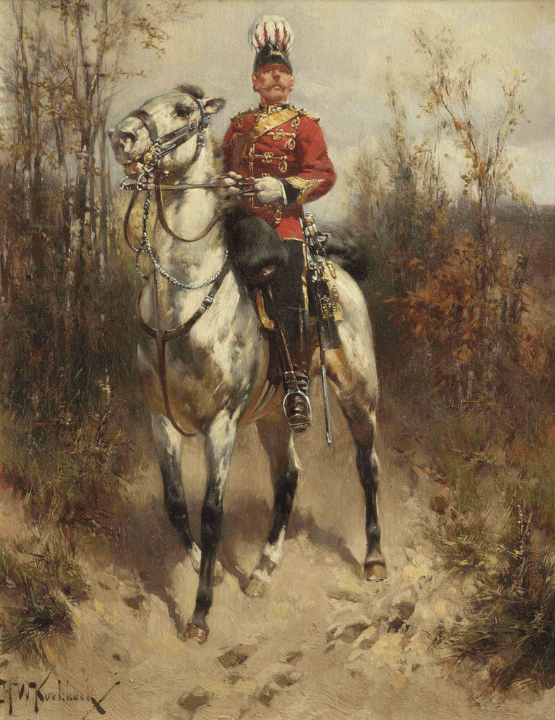 Hermanus Willem Koekkoek (18671929) A British hussar general on