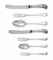 A COMPOSITE GEORGE II III SILVER TABLE SERVICE OF HANOVERIAN PATTERN FLATWARE