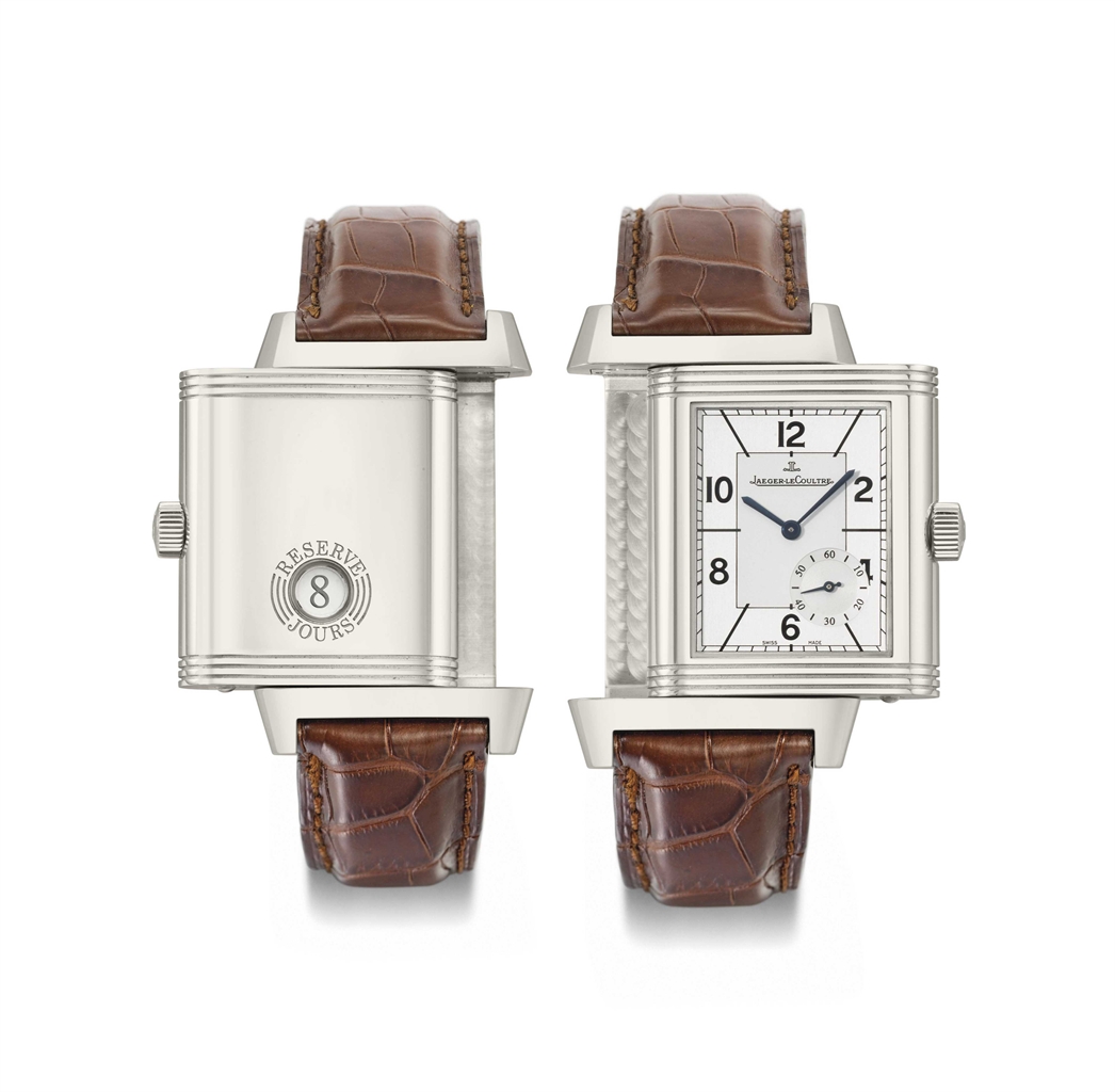 JaegerLeCoultre. A rare stainless steel limited edition Reverso