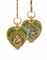 GOLAY. A RARE GOLD AND ENAMEL HEART-SHAPED PENDANT WATCH WITH MATCHING CHAIN AND KEY
SIGNED GOLAY DERESCHE, GENEVE, NO. 4647, CIRCA 1820