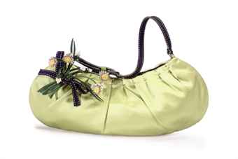 A LIME GREEN SILK BAGUETTE BAG | LABELED \u0026#39;PRADA\u0026#39;, 2002 | bags ...  