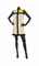 A 'MONDRIAN' DRESS