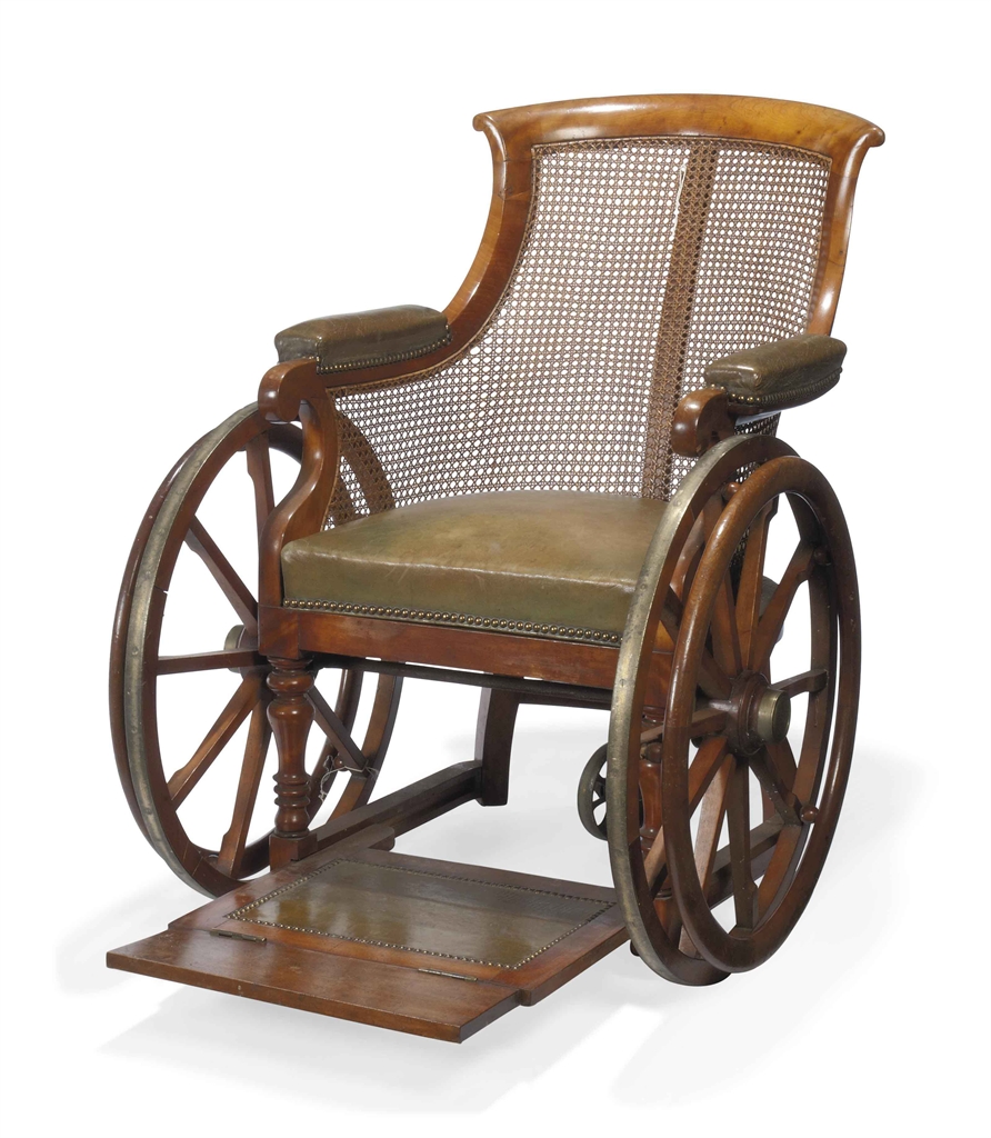 A MIDVICTORIAN WALNUT PATENTED INVALID'S CHAIR CIRCA 1850, BY WARD