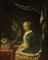 A young lady playing a clavichord