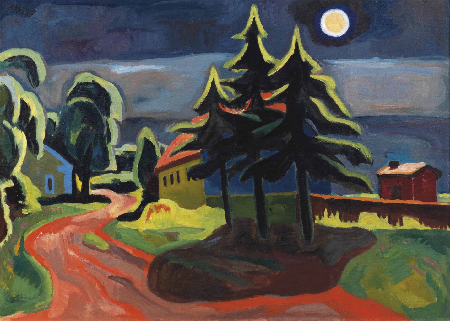 schmidt karl rottluff der haus paintings kirchner 1884 artist painting ernst ludwig 1976 oil illness cannabis mental minute lot less