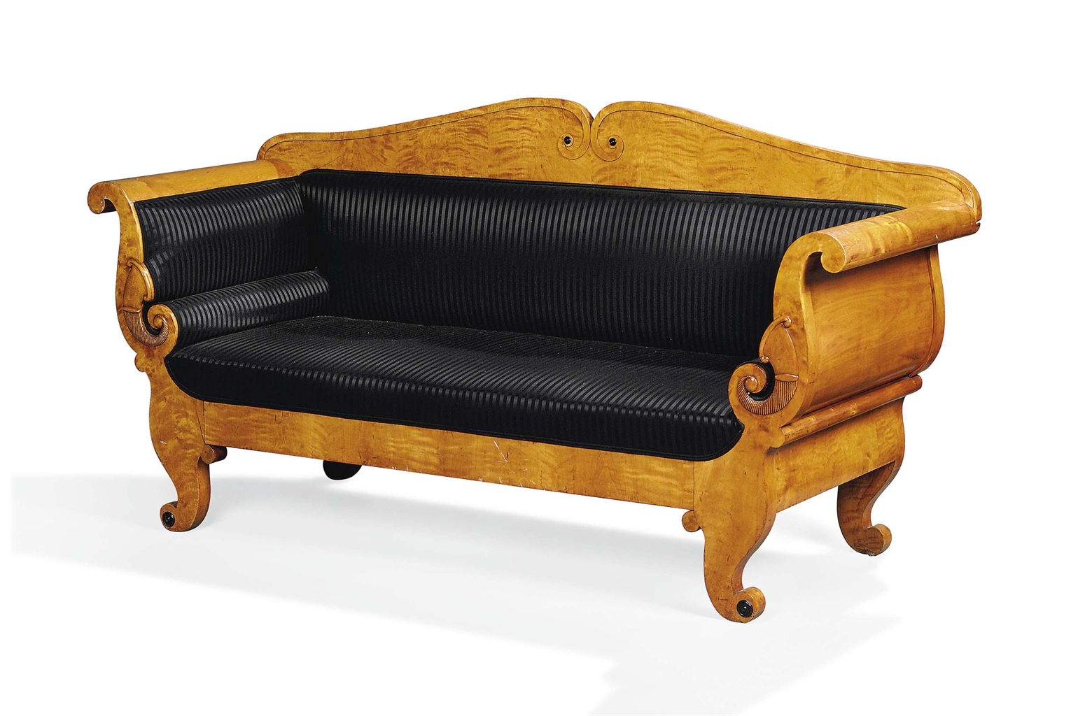 A GERMAN BIEDERMEIER SATIN BIRCH SOFA EARLY 19TH CENTURY Interiors