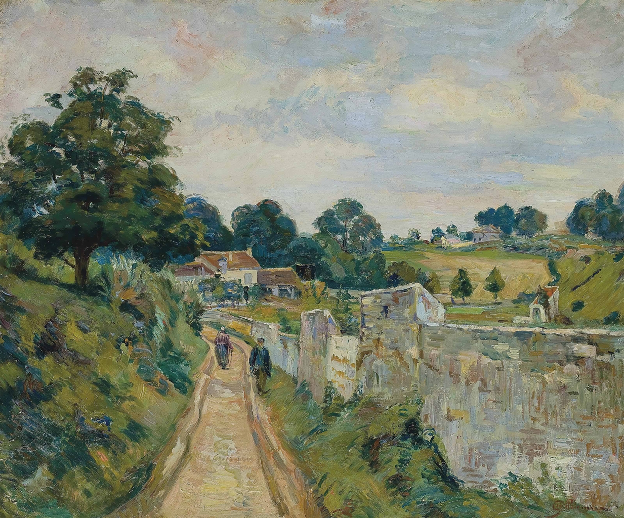 Armand Guillaumin (18411927) Paysage d'IledeFrance