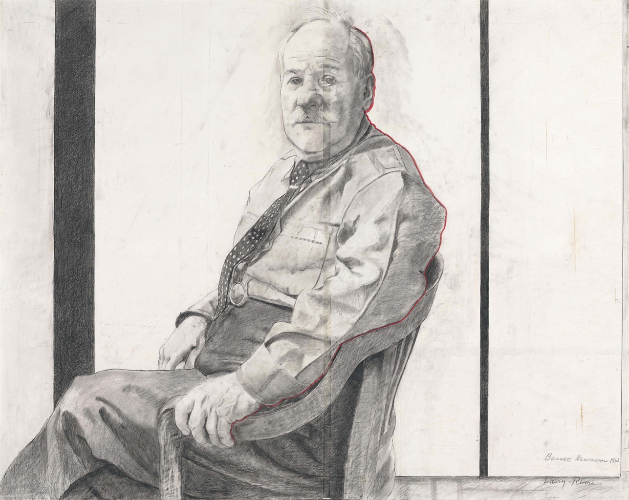 Larry Rivers (19232002) Study for The Stripe is in the Eye of the