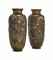 A Pair of Bronze Vases