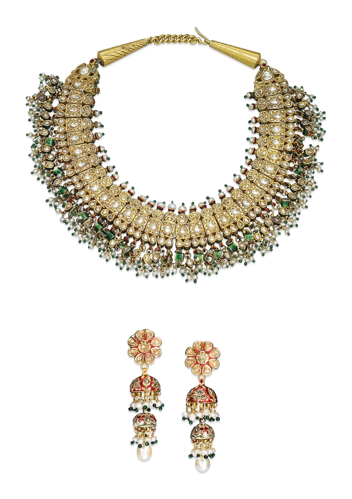 antique indian pearl jewellery
