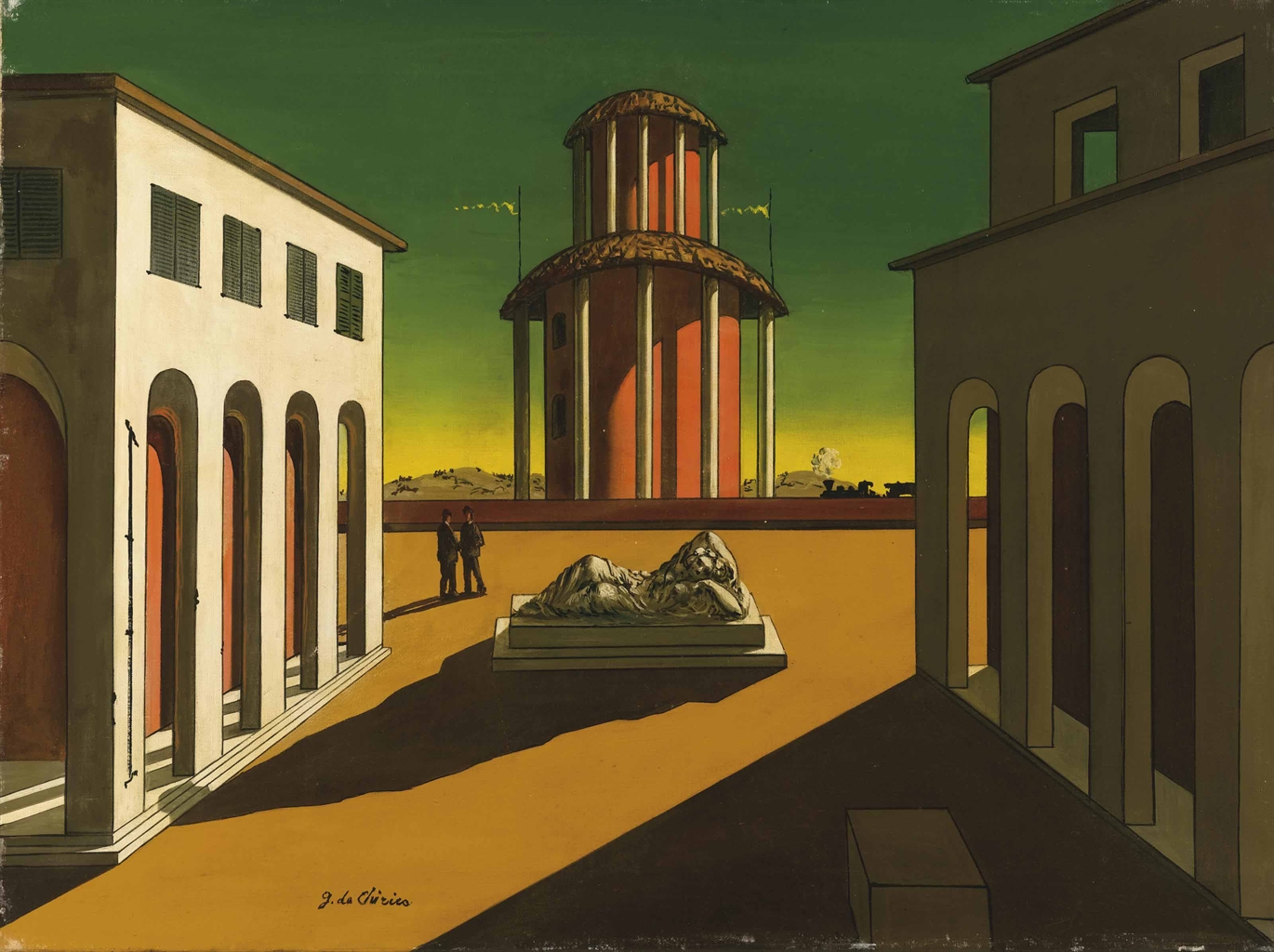 giorgio de chirico 1888 1978 piazza d 39 italia 20th financing management