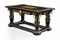 AN IMPORTANT NAPOLEON III ORMOLU AND GILT-COPPER-MOUNTED EBONY AND SYCAMORE MARQUETRY CENTRE TABLE