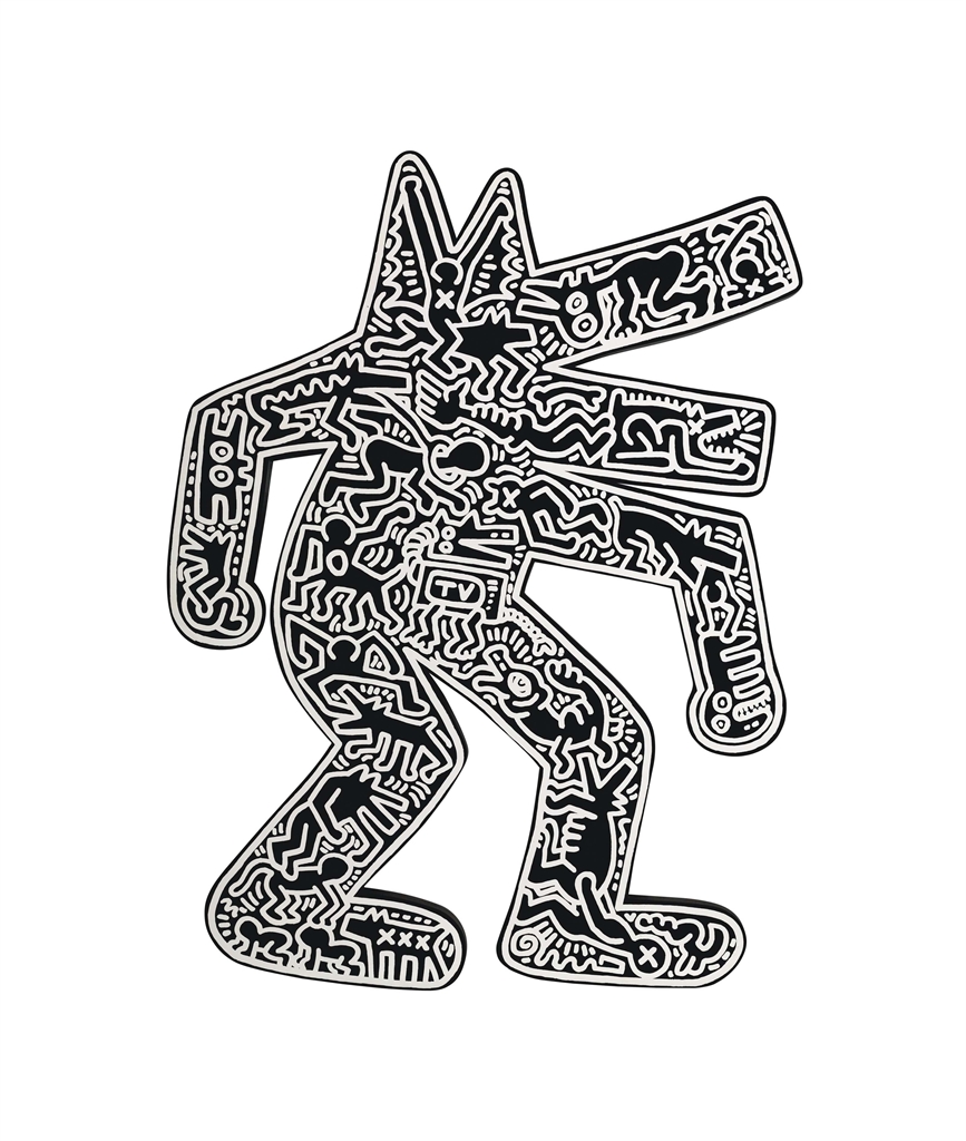 keith haring dog dancing