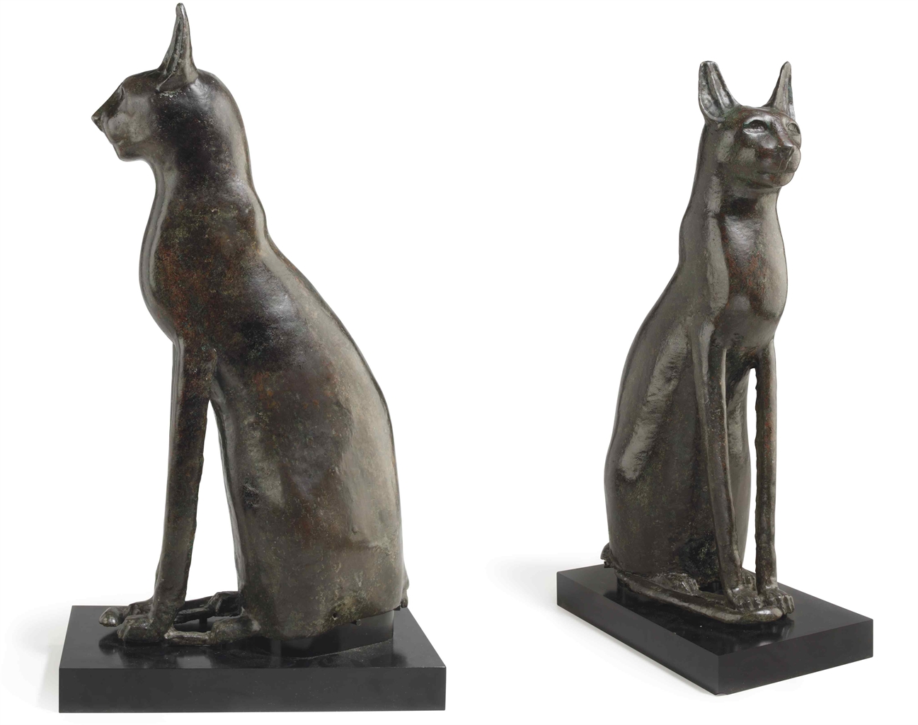 large egyptian cat statue
