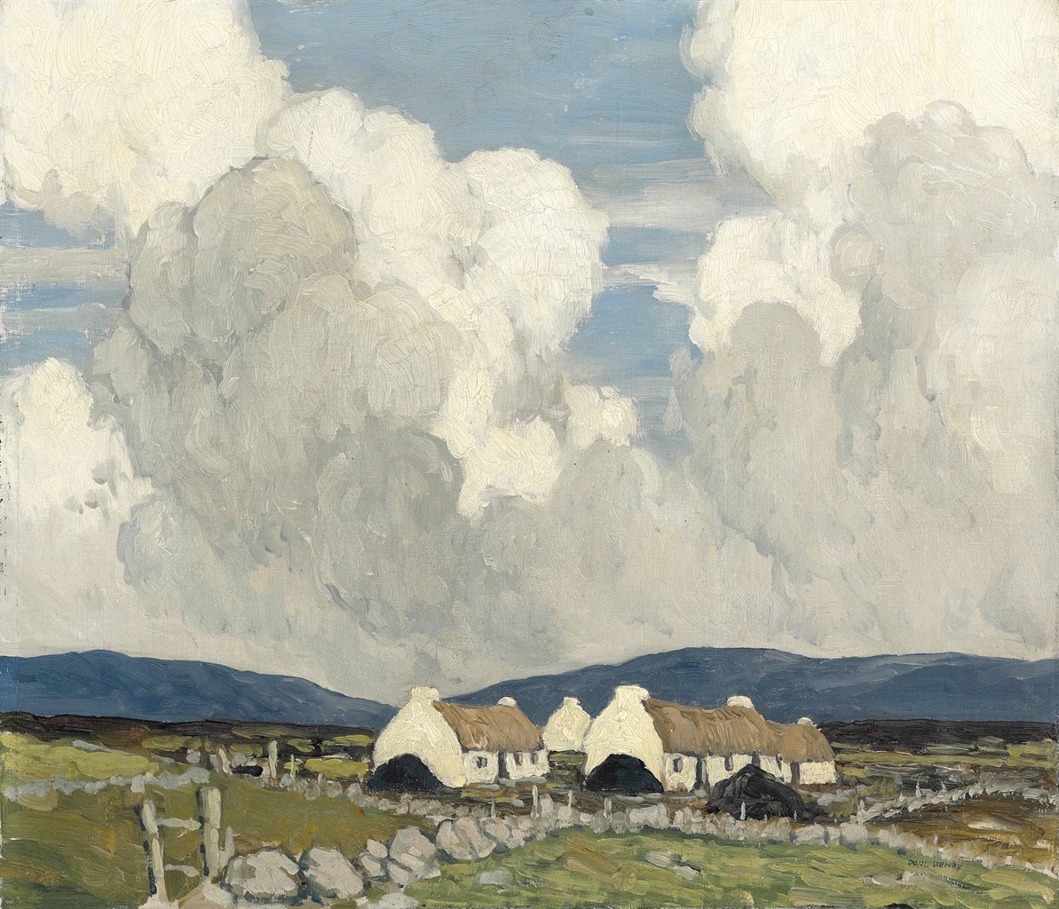 Paul Henry, R.H.A. (18761958) The stone walls of Galway 20th