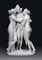 A LIFESIZE ITALIAN WHITE MARBLE GROUP OF THE THREE GRACES