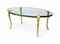 AN ORMOLU AND GLASS LOW TABLE