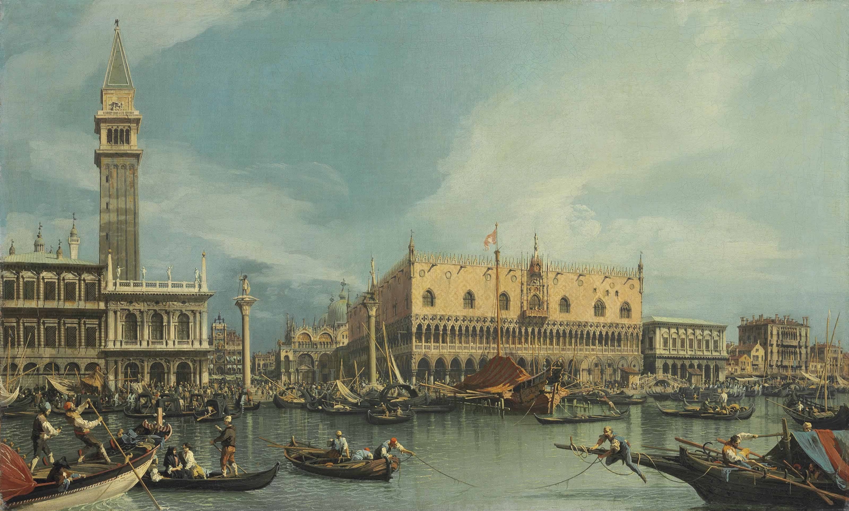 Giovanni Antonio Canal, called Canaletto (Venice 16971768) The Molo