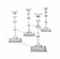 A SET OF FOUR GEORGE III SILVER CANDLESTICKS