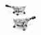 A FINE AND RARE PAIR OF SILVER CHAFING DISHES