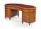 A LATE VICTORIAN ROSEWOOD, SATINWOOD AND SYCAMORE MARQUETRY DESK