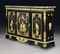 A NAPOLEON III ORMOLU-MOUNTED CUT BRASS-INLAID TORTOISESHELL 'BOULLE' AND EBONY SIDE-CABINET