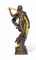 A FRENCH GILT AND PATINATED BRONZE FEMALE NUDE ENTITLED 'LA NUIT'