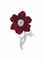 A RUBY AND DIAMOND FLOWER BROOCH, BY ALETTO BROTHERS