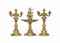 A VICTORIAN SILVER-GILT DINING TABLE GARNITURE